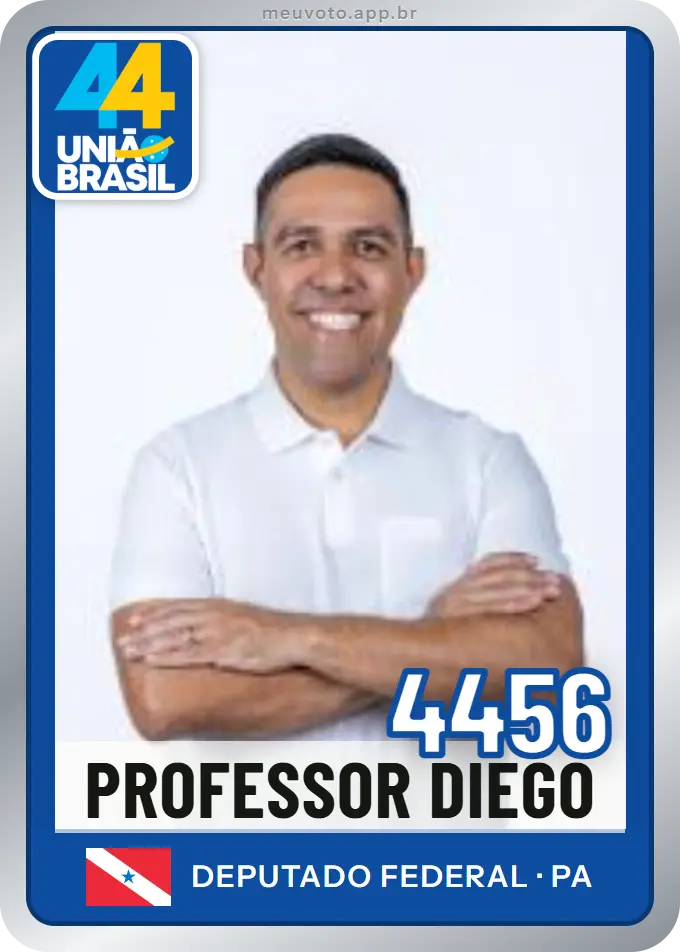 Carta de Professor Diego, número 4456, União