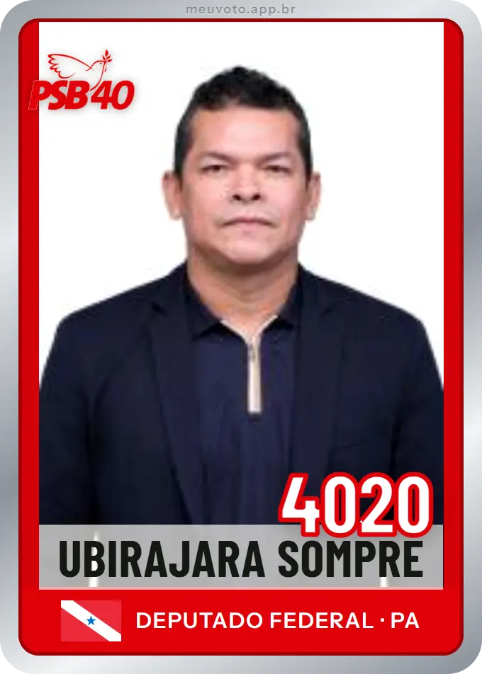 Carta de Ubirajara Sompre, número 4020, PSB