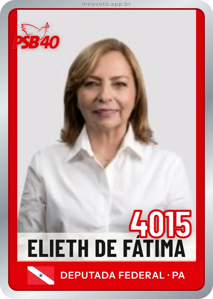 Carta de Elieth de Fátima, número 4015, PSB