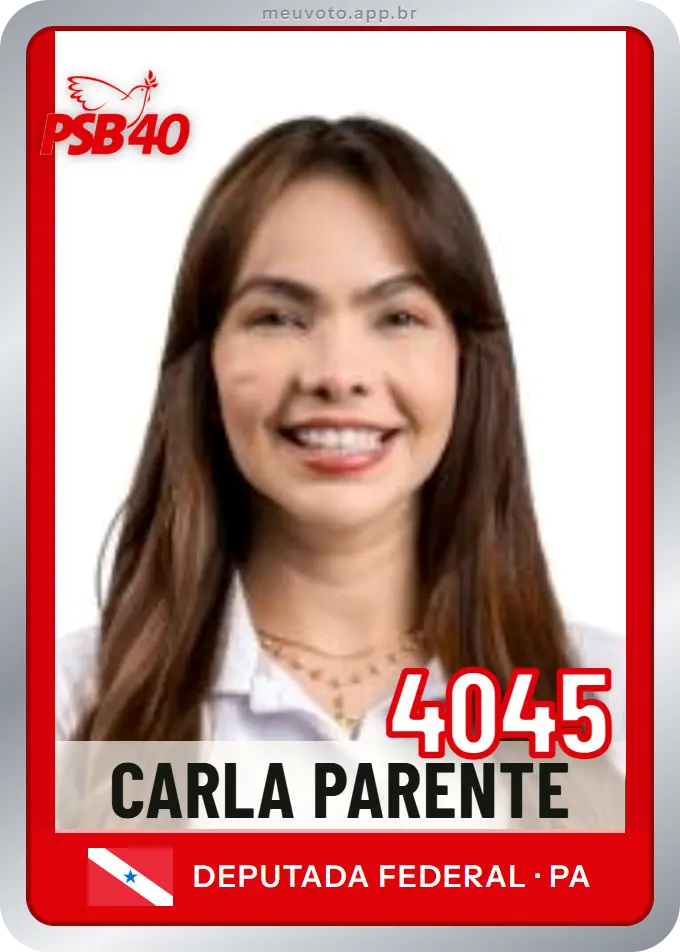 Carta de Carla Parente, número 4045, PSB