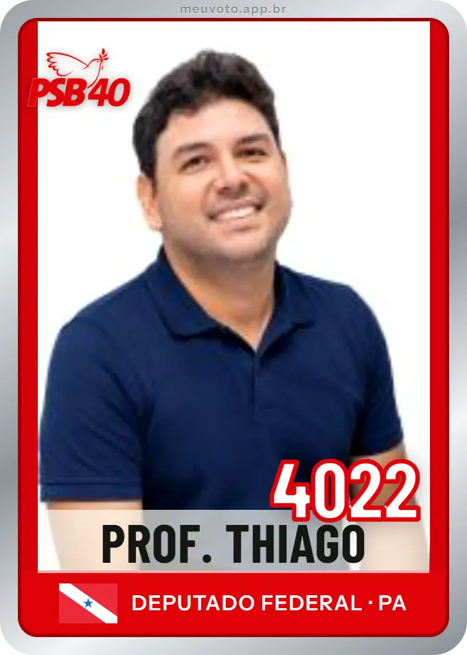 Carta de Prof. Thiago, número 4022, PSB