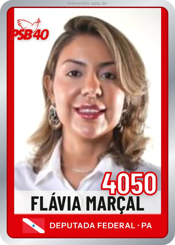 Carta de Flávia Marçal, número 4050, PSB