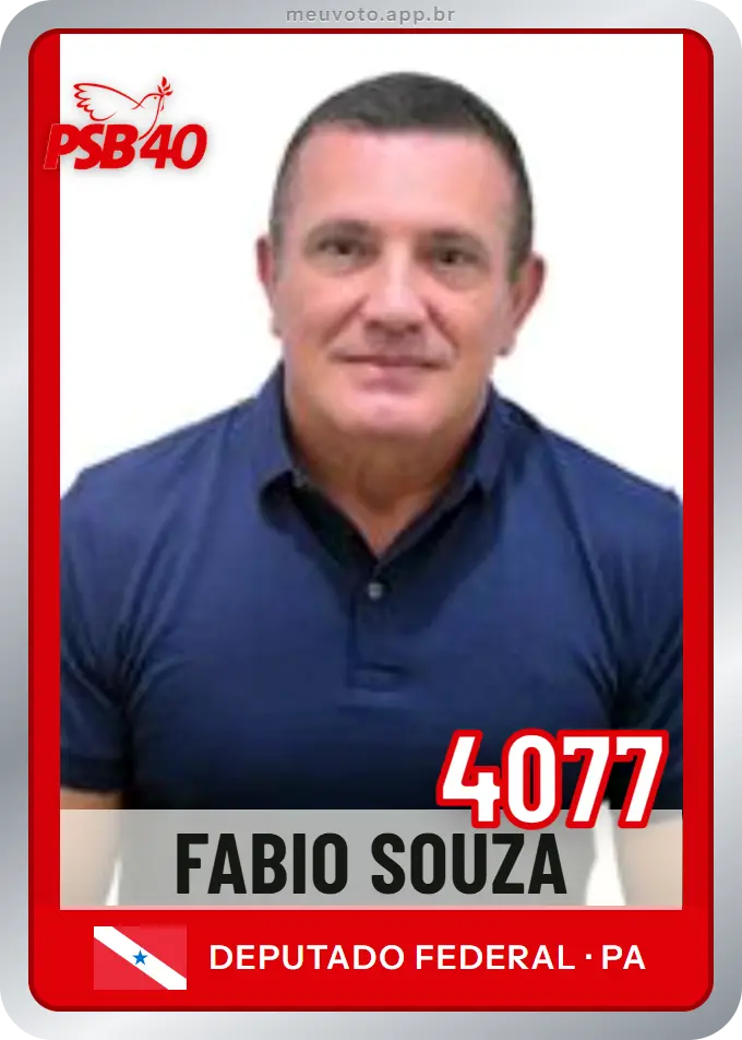 Carta de Fabio Souza, número 4077, PSB