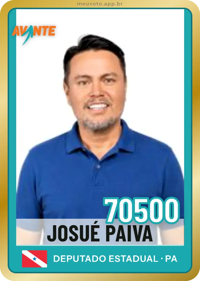 Carta de Josué Paiva, número 70500, Avante
