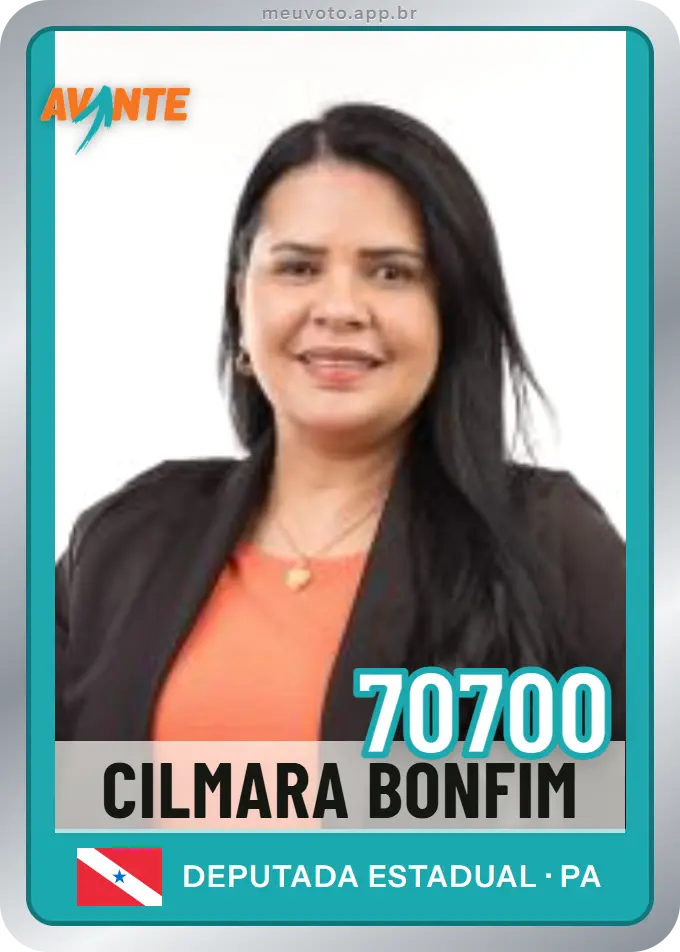 Carta de Cilmara Bonfim, número 70700, Avante