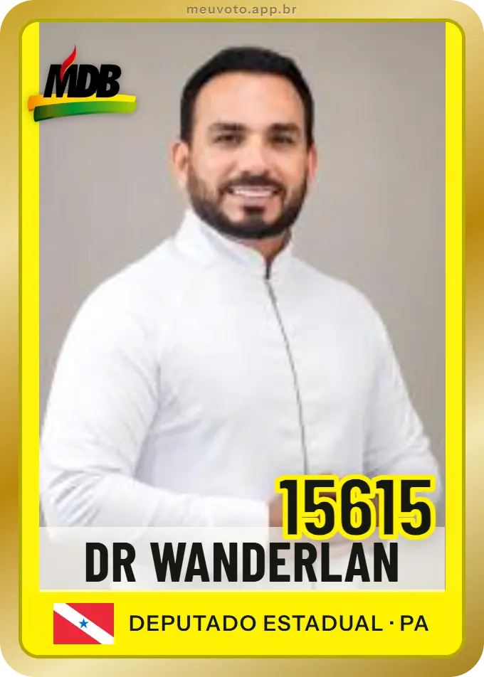 Carta de Dr Wanderlan, número 15615, MDB