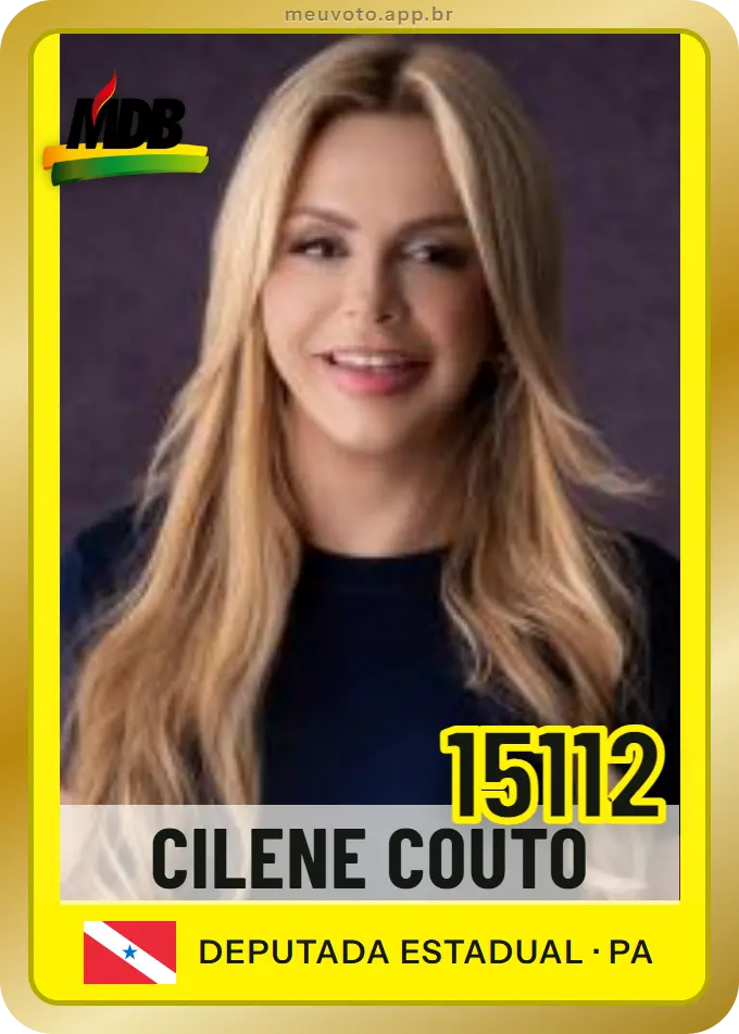Carta de Cilene Couto, número 15112, MDB