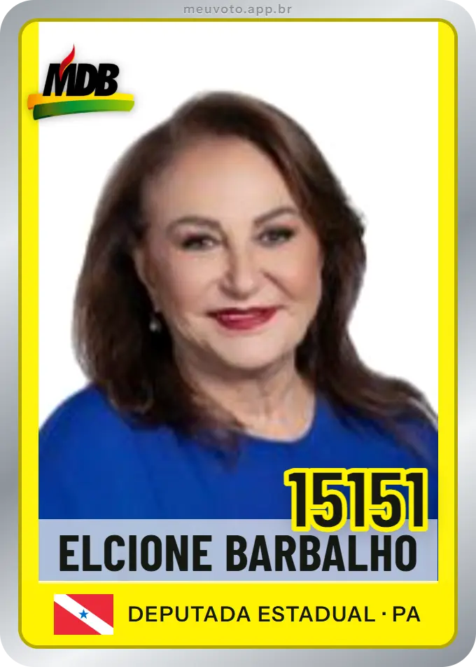 Carta de Elcione Barbalho, número 15151, MDB