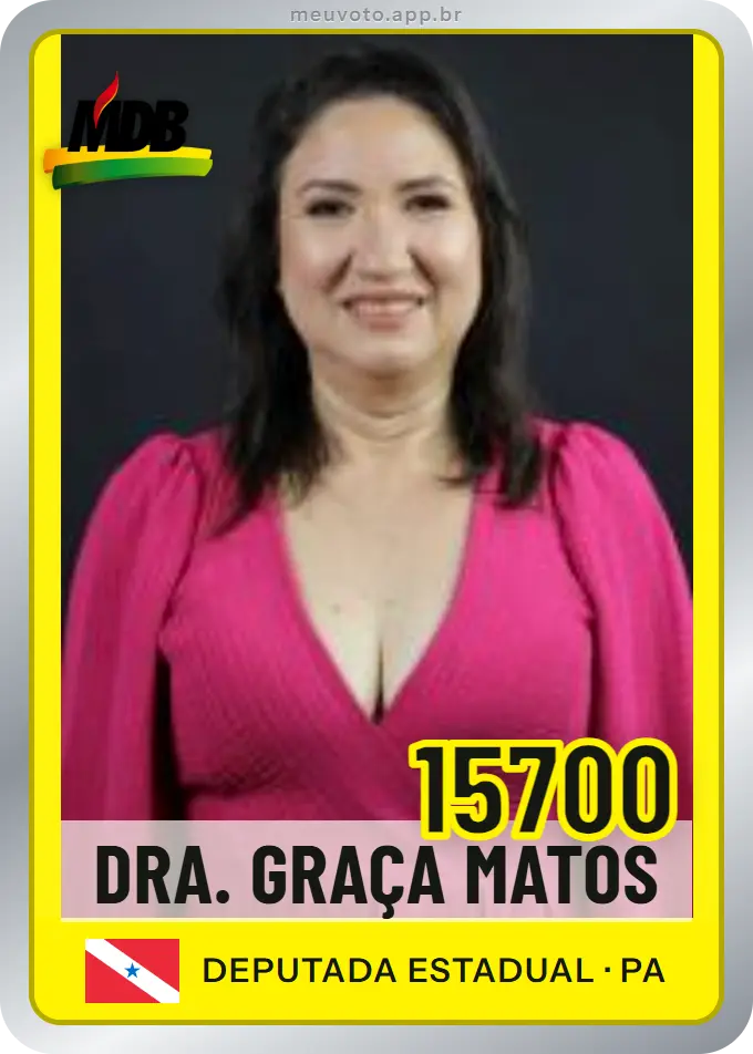Carta de Dra. Graça Matos, número 15700, MDB