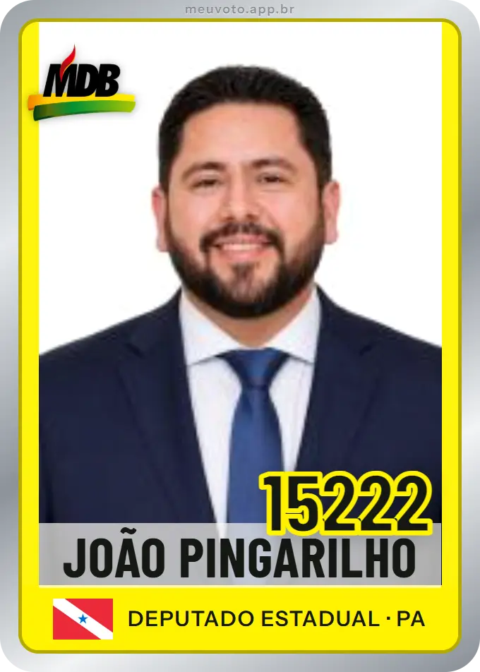 Carta de João Pingarilho, número 15222, MDB