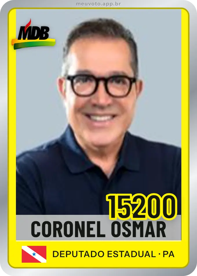 Carta de Coronel Osmar, número 15200, MDB