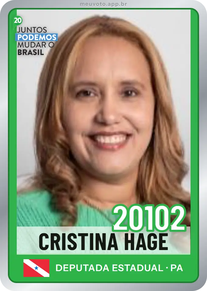 Carta de Cristina Hage, número 20102, Podemos