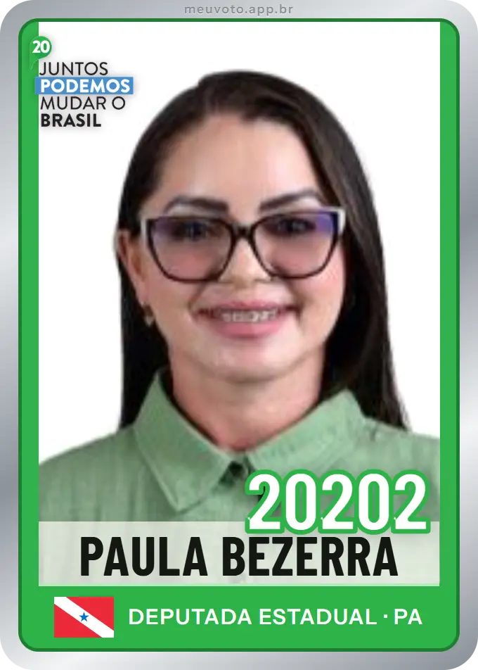 Carta de Paula Bezerra, número 20202, Podemos