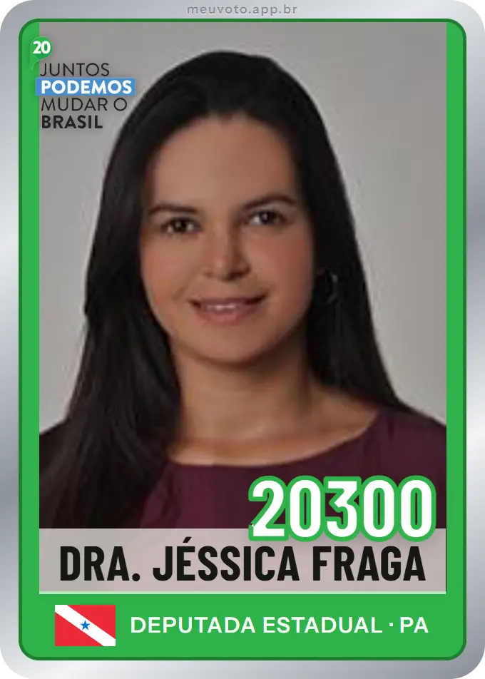 Carta de Dra. Jéssica Fraga, número 20300, Podemos