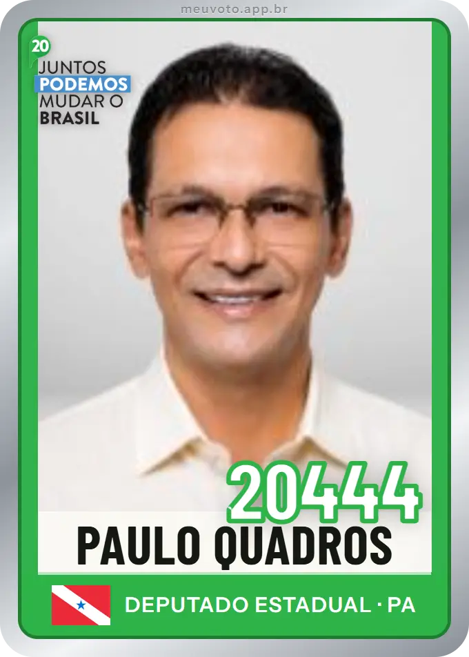 Carta de Paulo Quadros, número 20444, Podemos