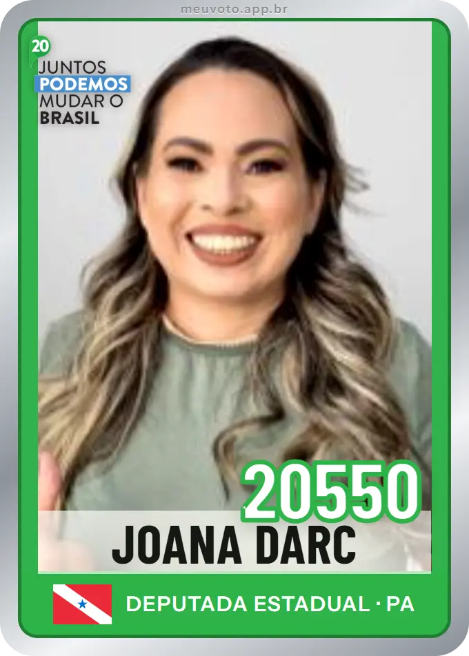 Carta de Joana Darc, número 20550, Podemos