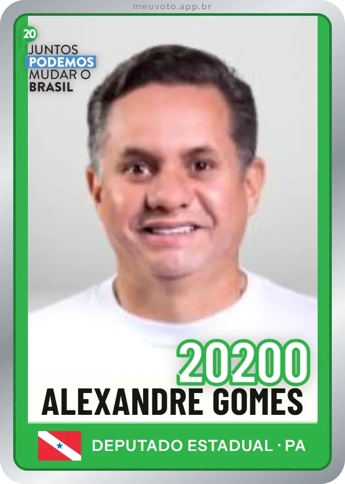 Carta de Alexandre Gomes, número 20200, Podemos