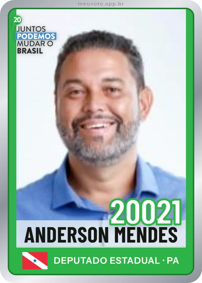 Carta de Anderson Mendes, número 20021, Podemos