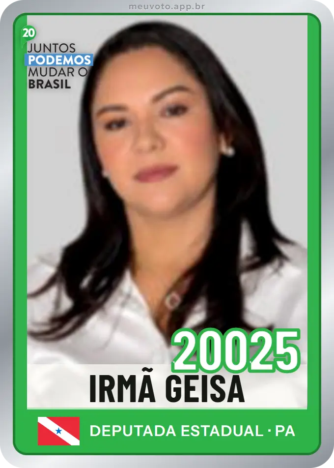 Carta de Irmã Geisa, número 20025, Podemos