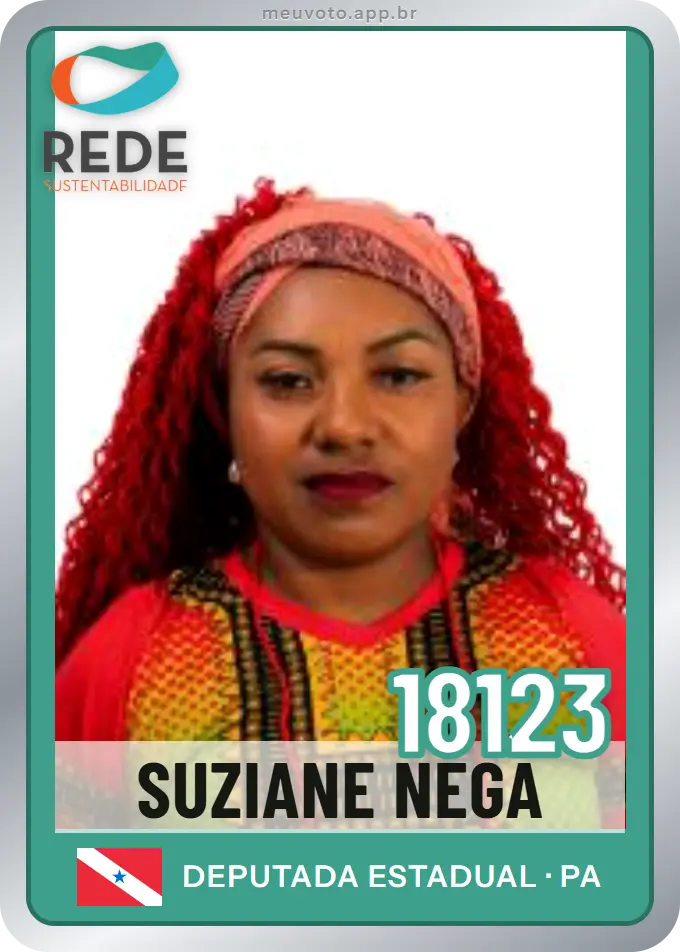 Carta de Suziane Nega, número 18123, Rede
