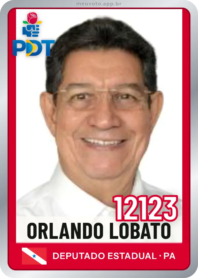 Carta de Orlando Lobato, número 12123, PDT