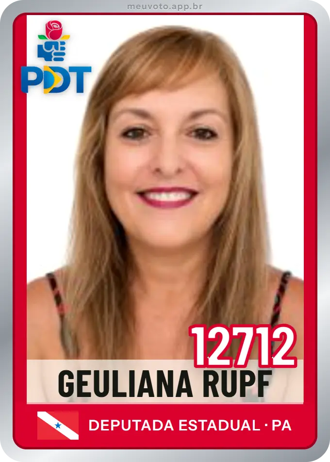Carta de Geuliana Rupf, número 12712, PDT