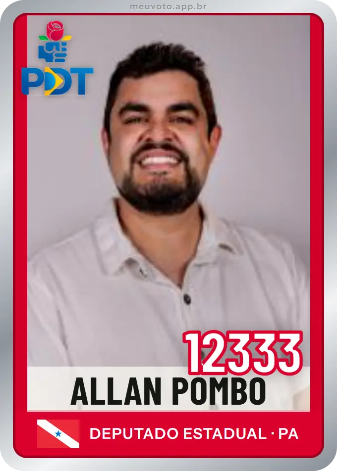 Carta de Allan Pombo, número 12333, PDT
