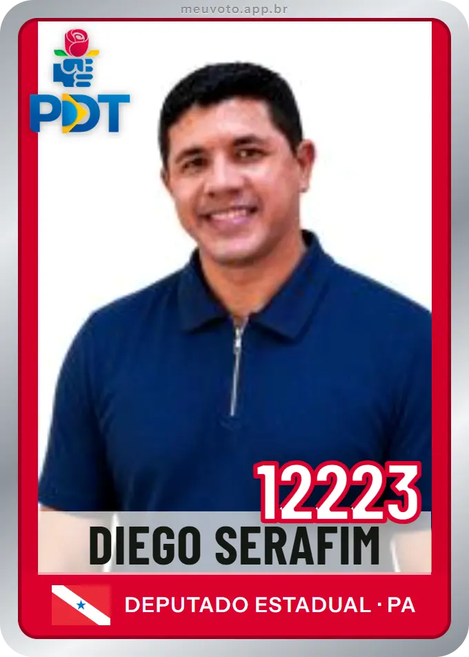 Carta de Diego Serafim, número 12223, PDT