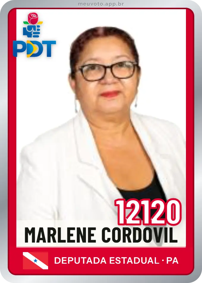 Carta de Marlene Cordovil, número 12120, PDT