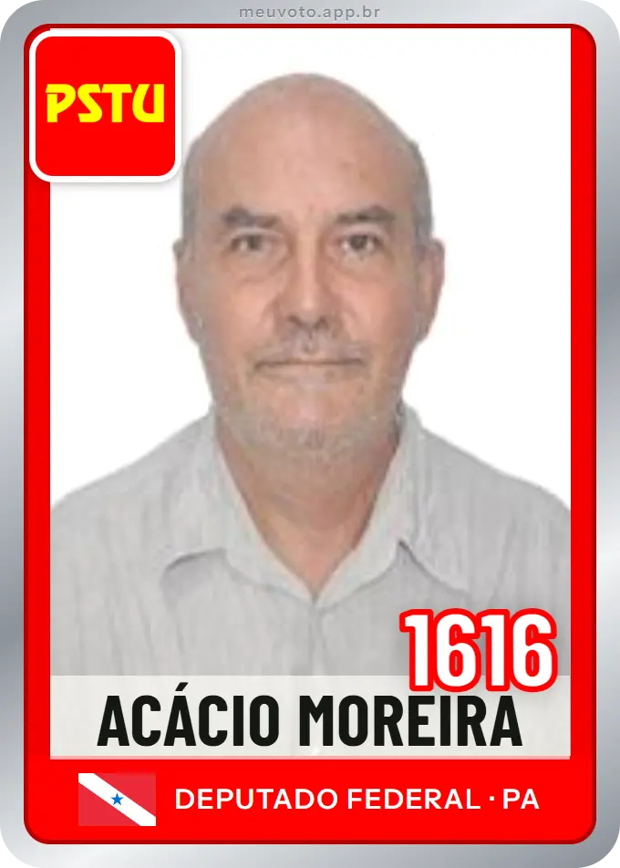 Carta de Acácio Moreira, número 1616, PSTU