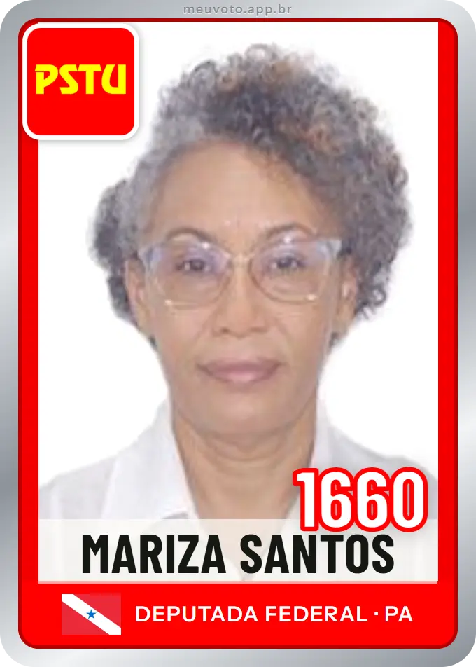 Carta de Mariza Santos, número 1660, PSTU