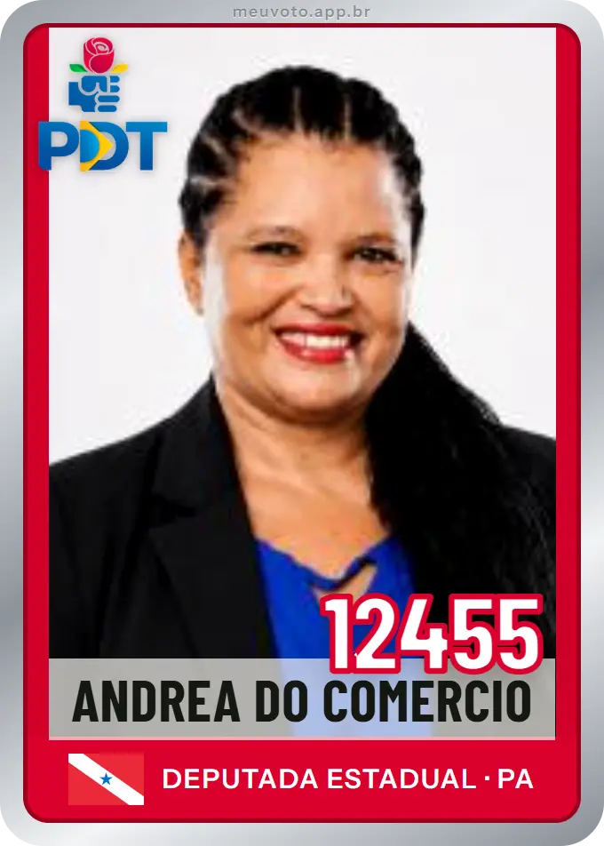 Carta de Andrea do Comercio, número 12455, PDT
