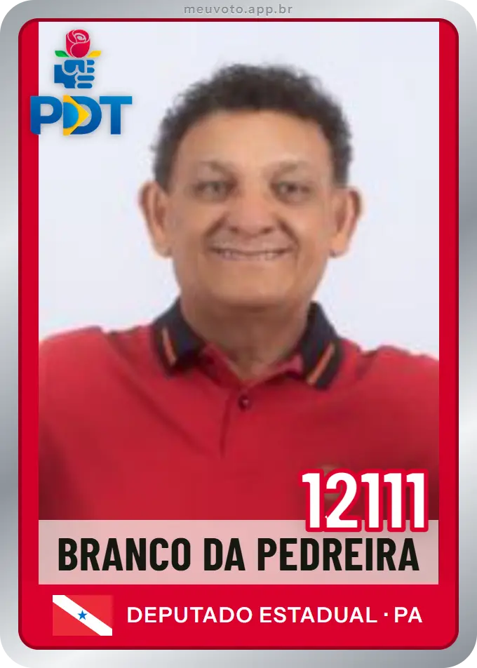 Carta de Branco da Pedreira, número 12111, PDT
