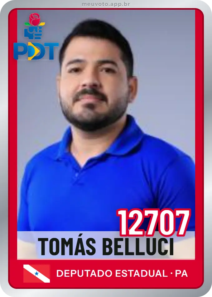 Carta de Tomás Belluci, número 12707, PDT