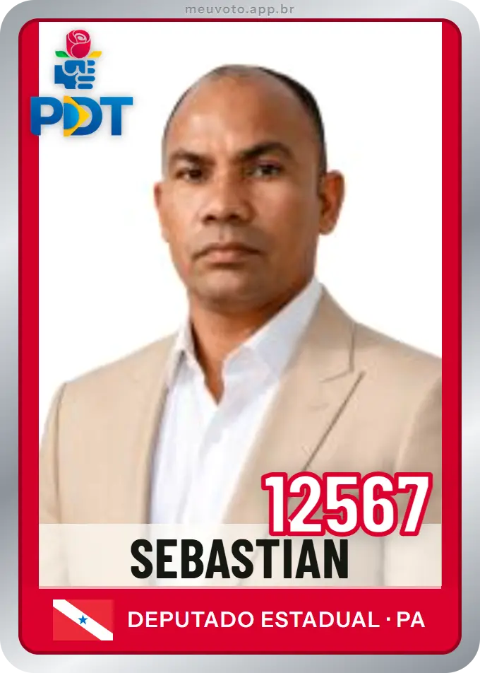Carta de Sebastian, número 12567, PDT