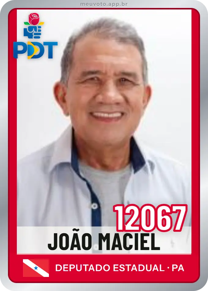 Carta de João Maciel, número 12067, PDT