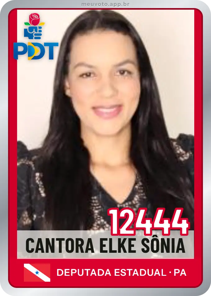 Carta de Cantora Elke Sônia, número 12444, PDT