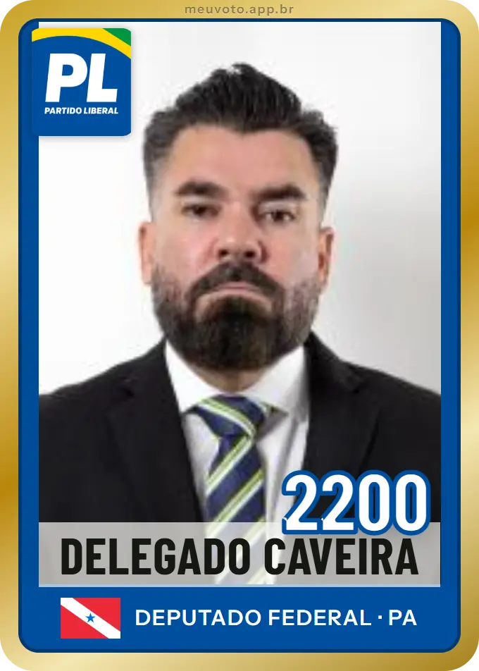 Carta de Delegado Caveira, número 2200, PL