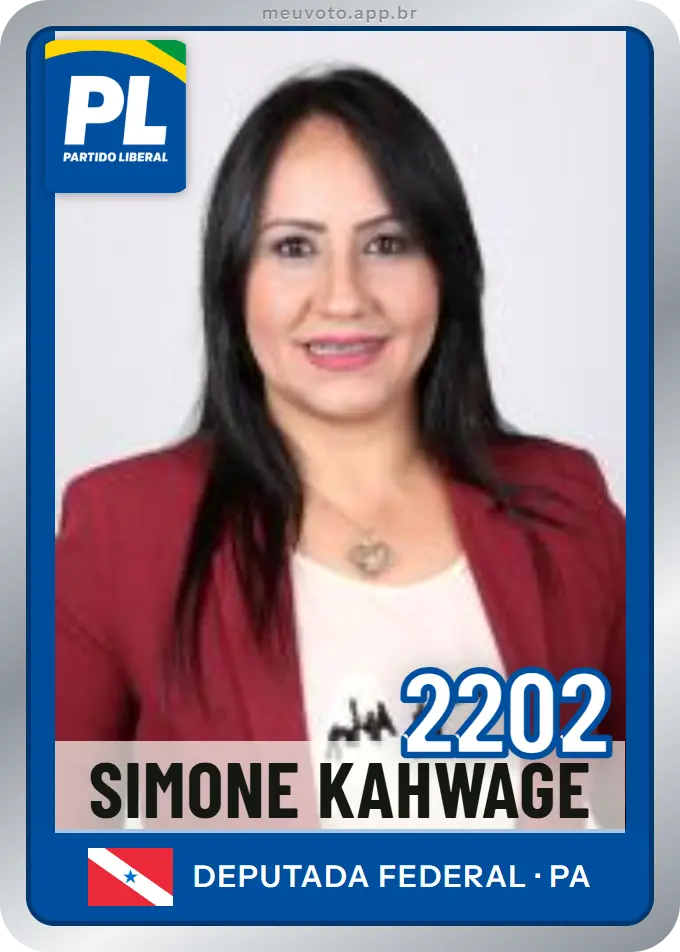 Carta de Simone Kahwage, número 2202, PL