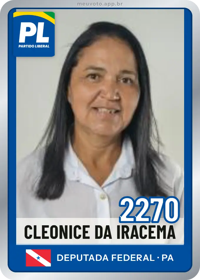 Carta de Cleonice da Iracema, número 2270, PL