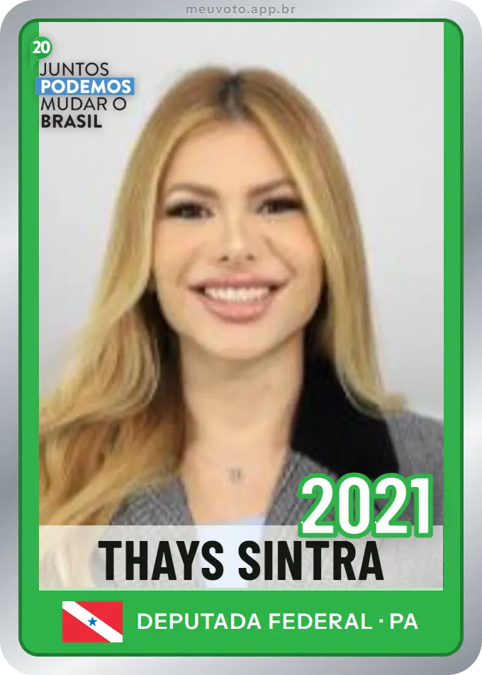 Carta de Thays Sintra, número 2021, Podemos
