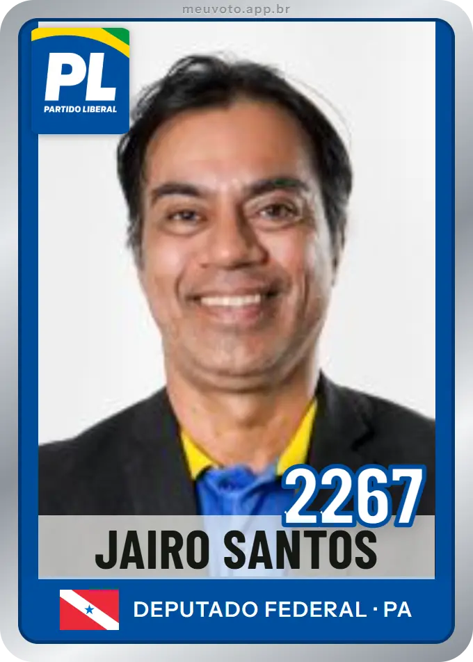 Carta de Jairo Santos, número 2267, PL