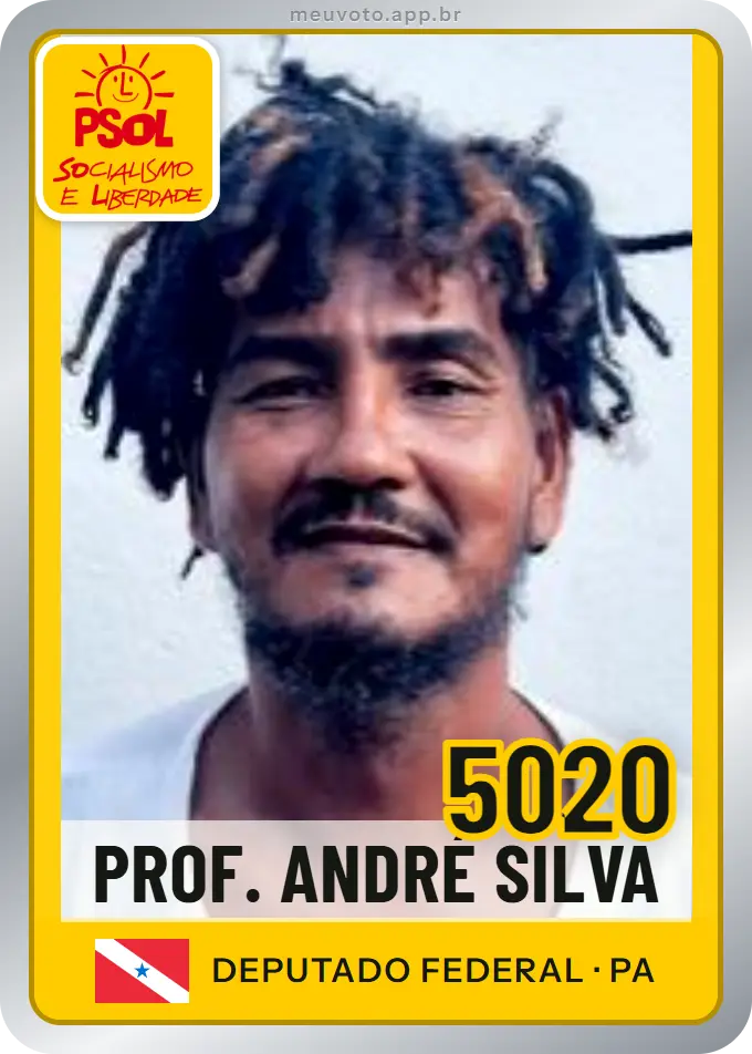 Carta de Prof. André Silva, número 5020, PSOL
