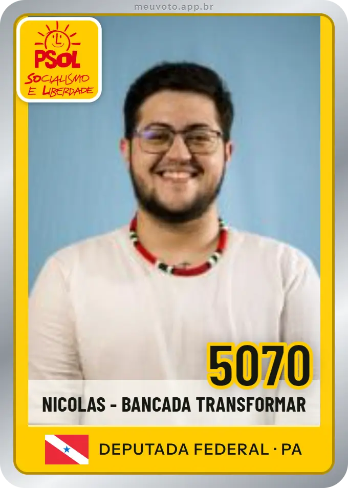 Carta de Nicolas - Bancada Transformar, número 5070, PSOL