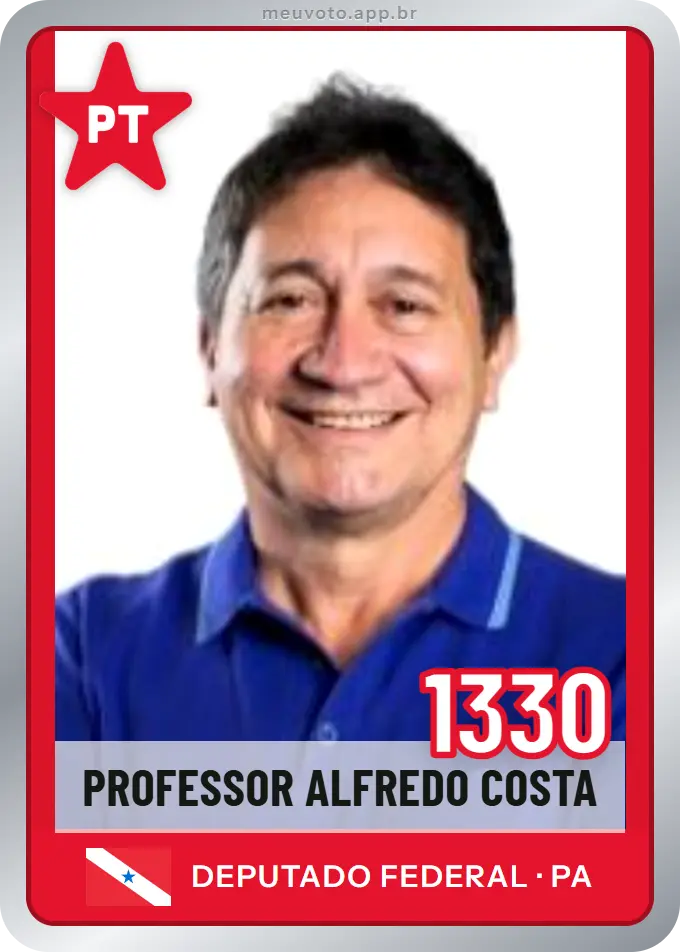 Carta de Professor Alfredo Costa, número 1330, PT