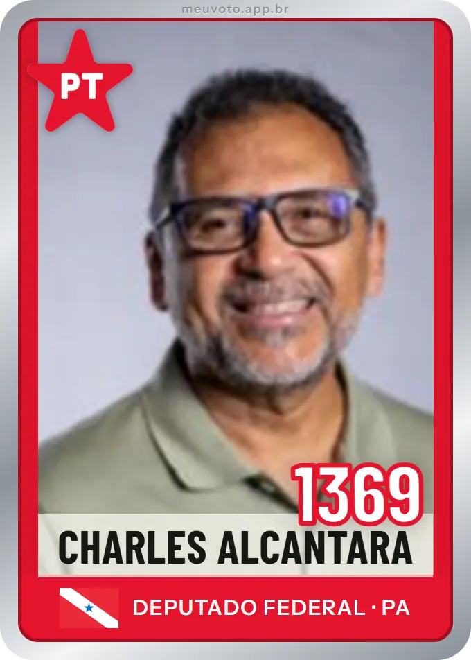 Carta de Charles Alcantara, número 1369, PT