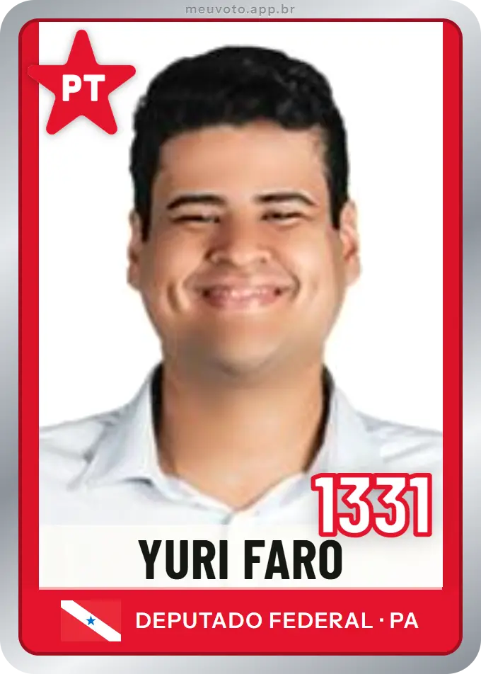 Carta de Yuri Faro, número 1331, PT