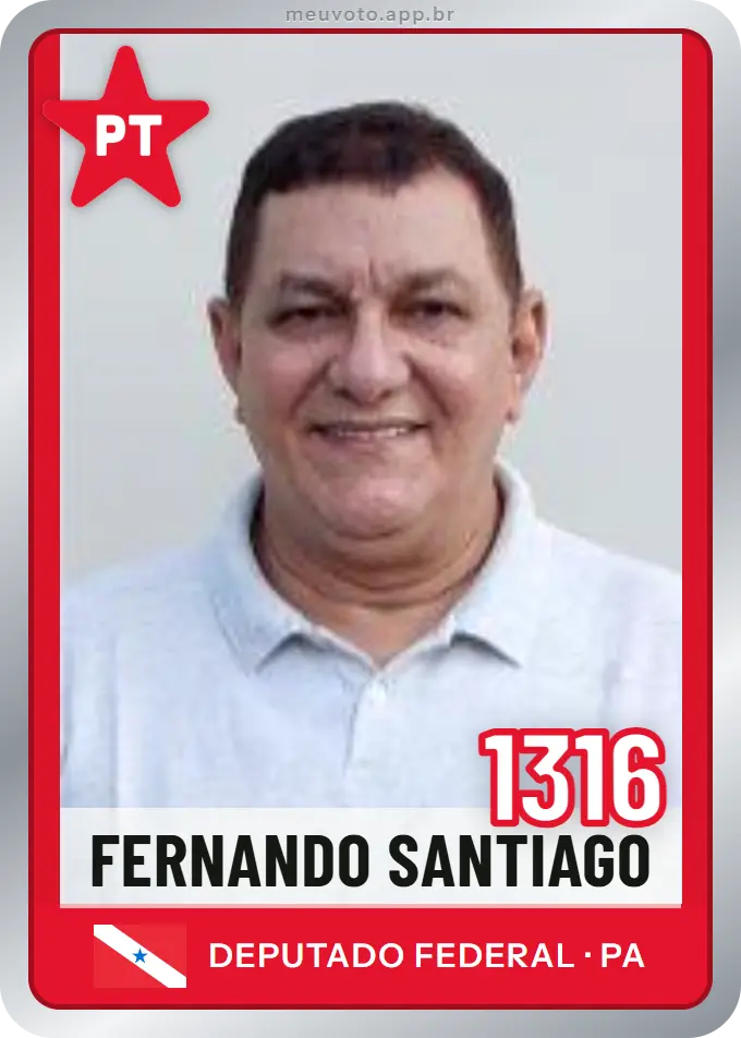 Carta de Fernando Santiago, número 1316, PT