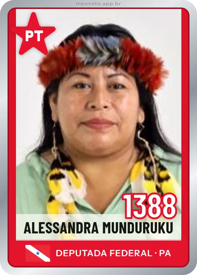 Carta de Alessandra Munduruku, número 1388, PT