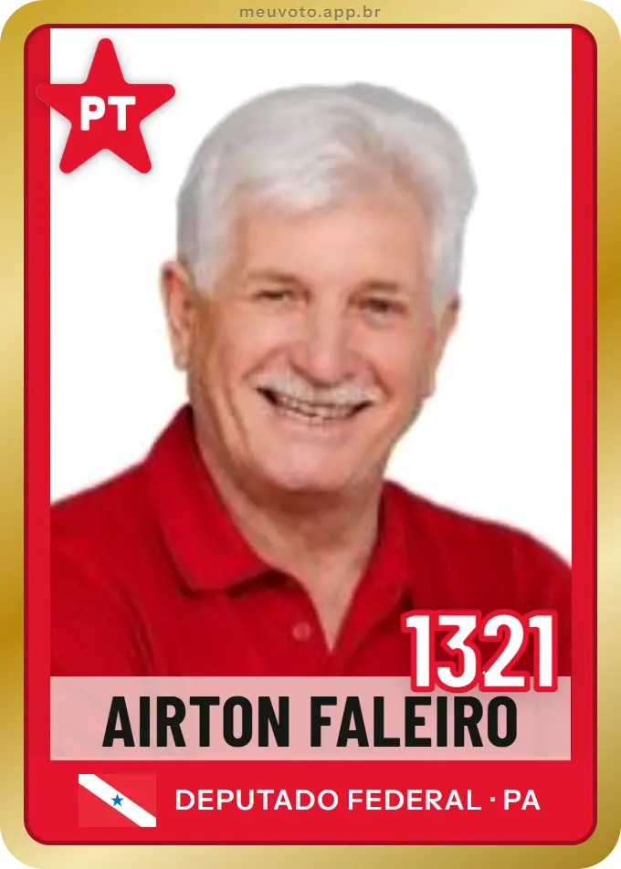 Carta de Airton Faleiro, número 1321, PT